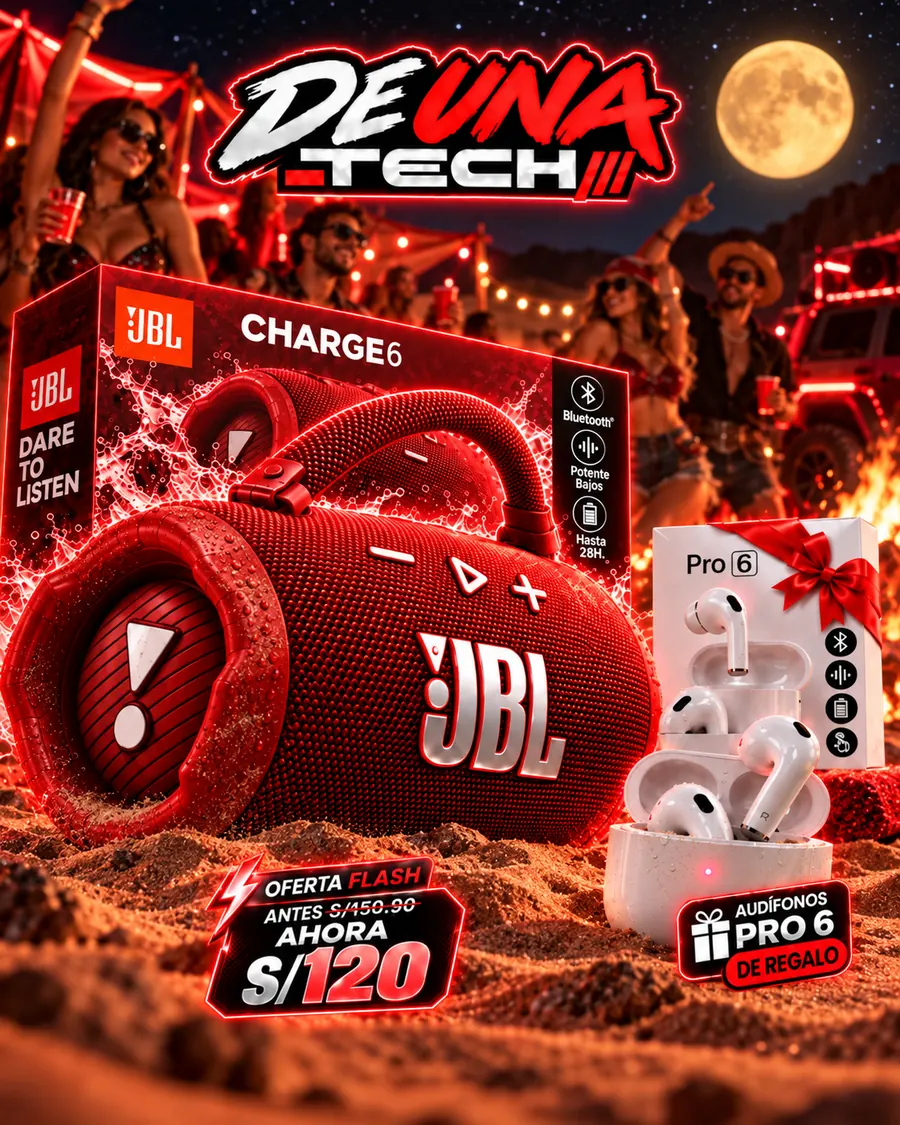 Charge 6 A1 color rojo